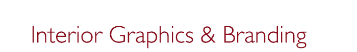 Interior Graphics Branding
